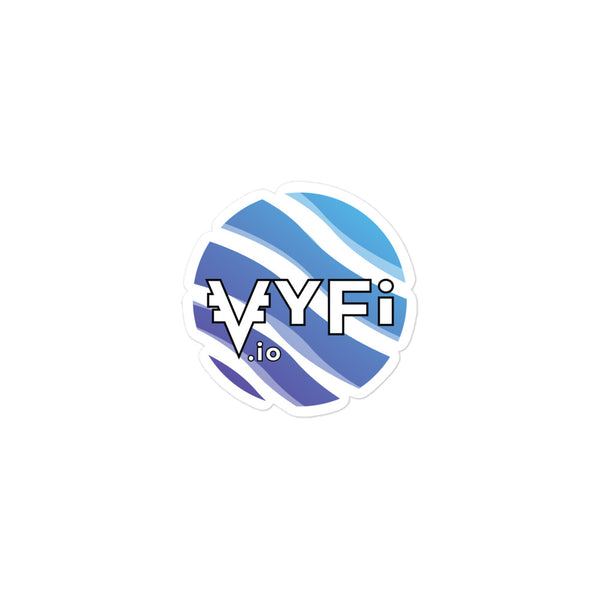 Bubble-free stickers VYF Logo