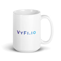 White glossy mug Vyfinance